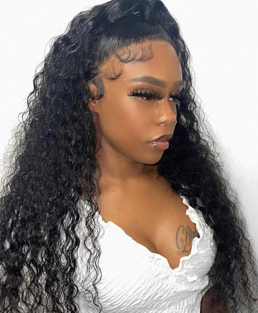 1B Water Wave Lace Front Wig